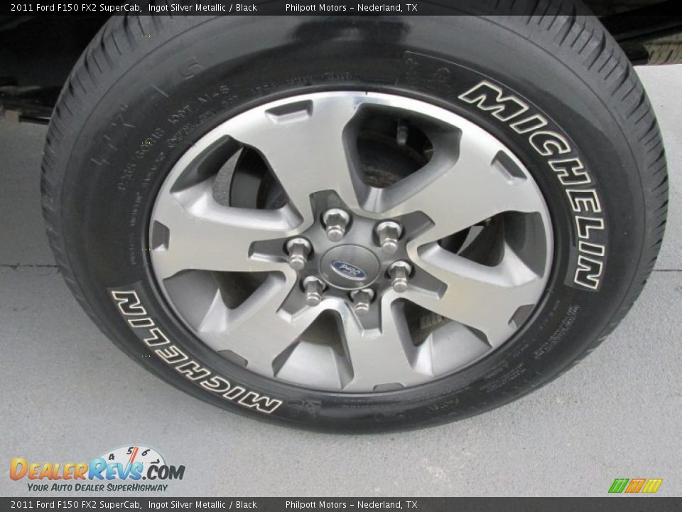 2011 Ford F150 FX2 SuperCab Ingot Silver Metallic / Black Photo #21
