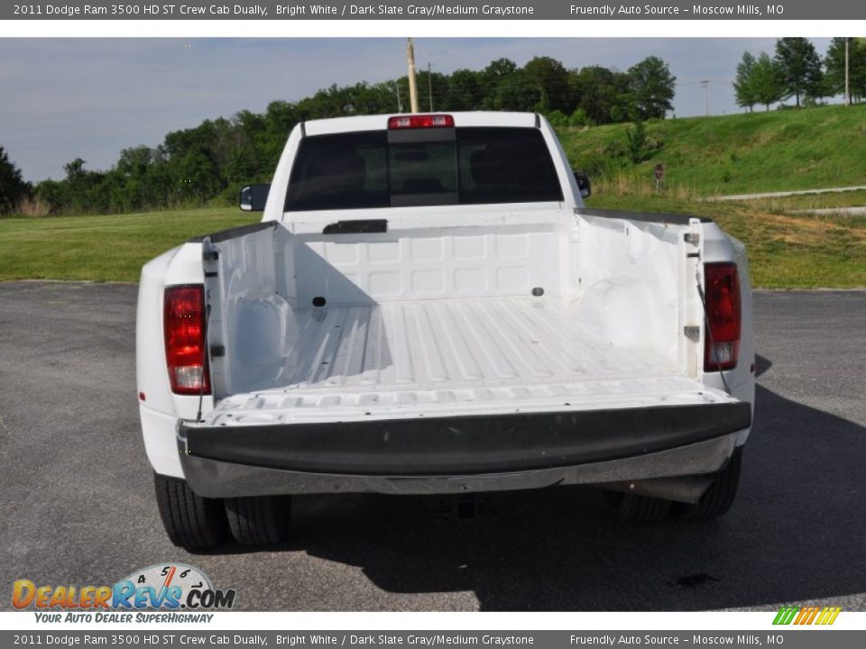 2011 Dodge Ram 3500 HD ST Crew Cab Dually Bright White / Dark Slate Gray/Medium Graystone Photo #7