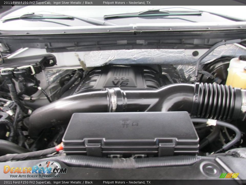 2011 Ford F150 FX2 SuperCab Ingot Silver Metallic / Black Photo #24