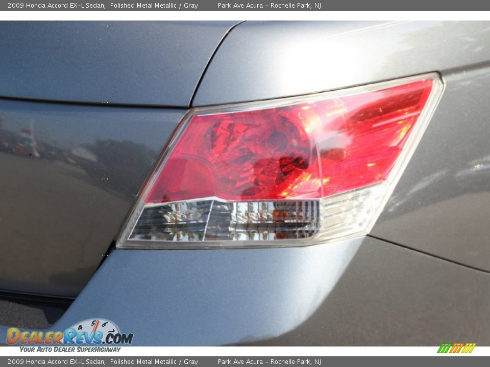 2009 Honda Accord EX-L Sedan Polished Metal Metallic / Gray Photo #23