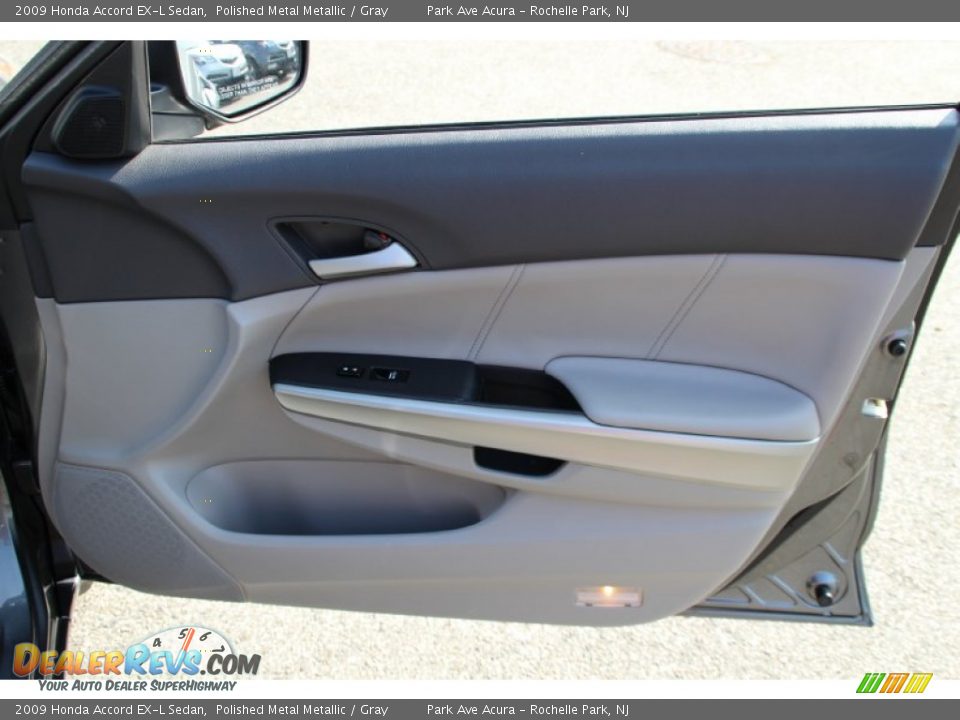 2009 Honda Accord EX-L Sedan Polished Metal Metallic / Gray Photo #26