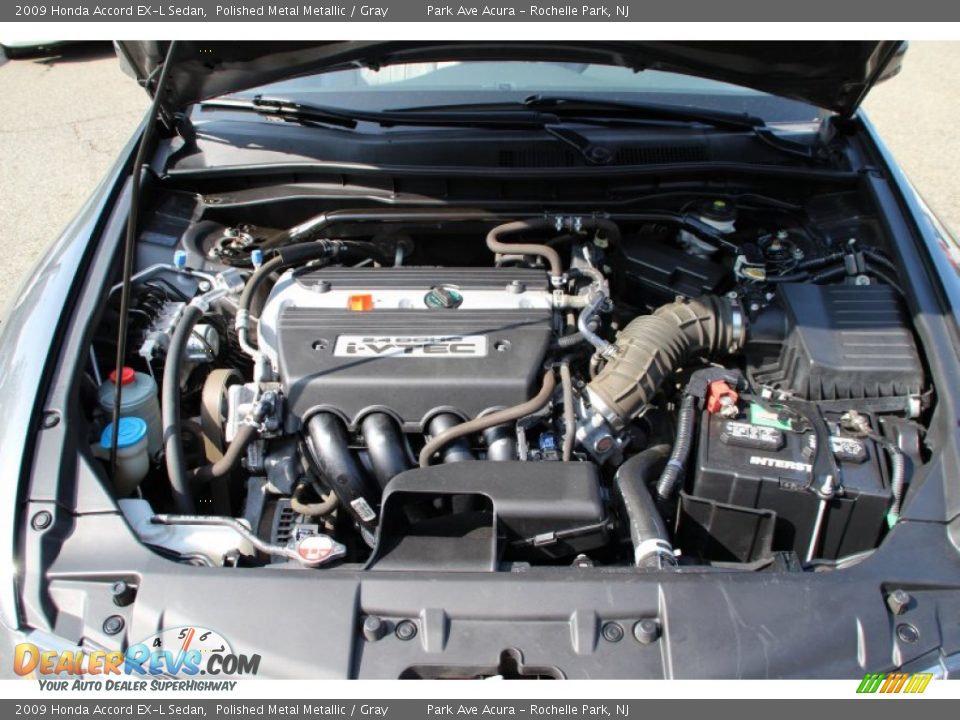 2009 Honda Accord EX-L Sedan Polished Metal Metallic / Gray Photo #30