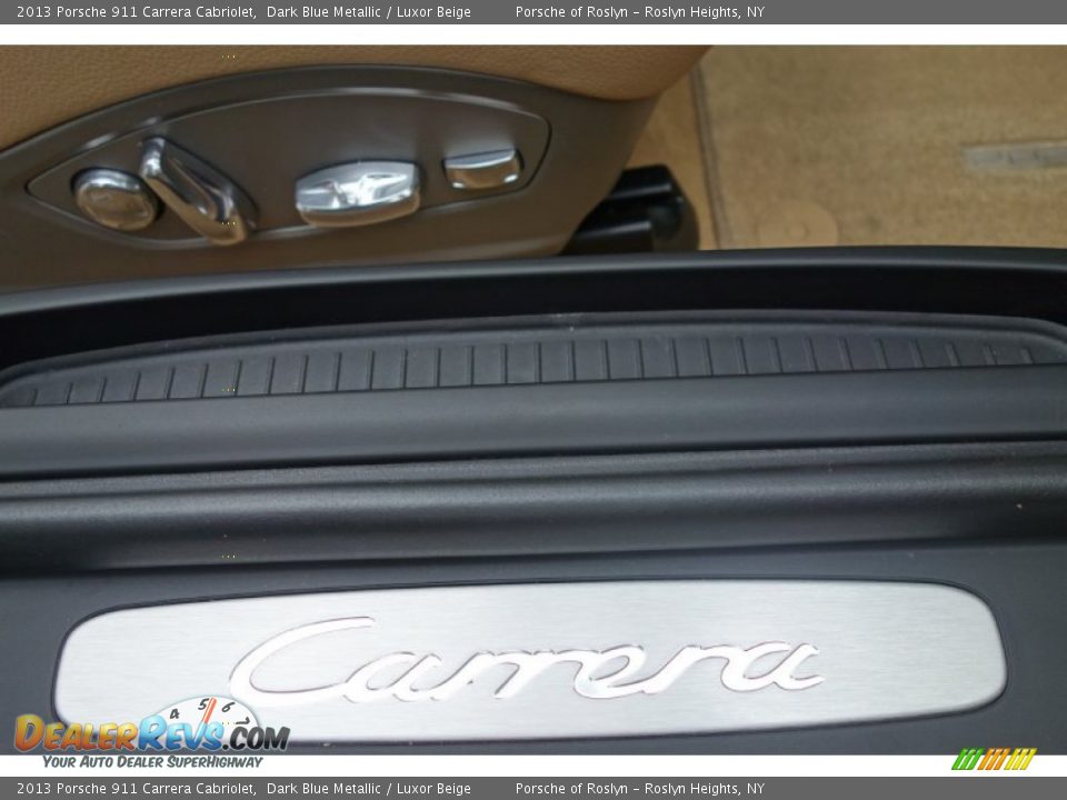 2013 Porsche 911 Carrera Cabriolet Dark Blue Metallic / Luxor Beige Photo #22