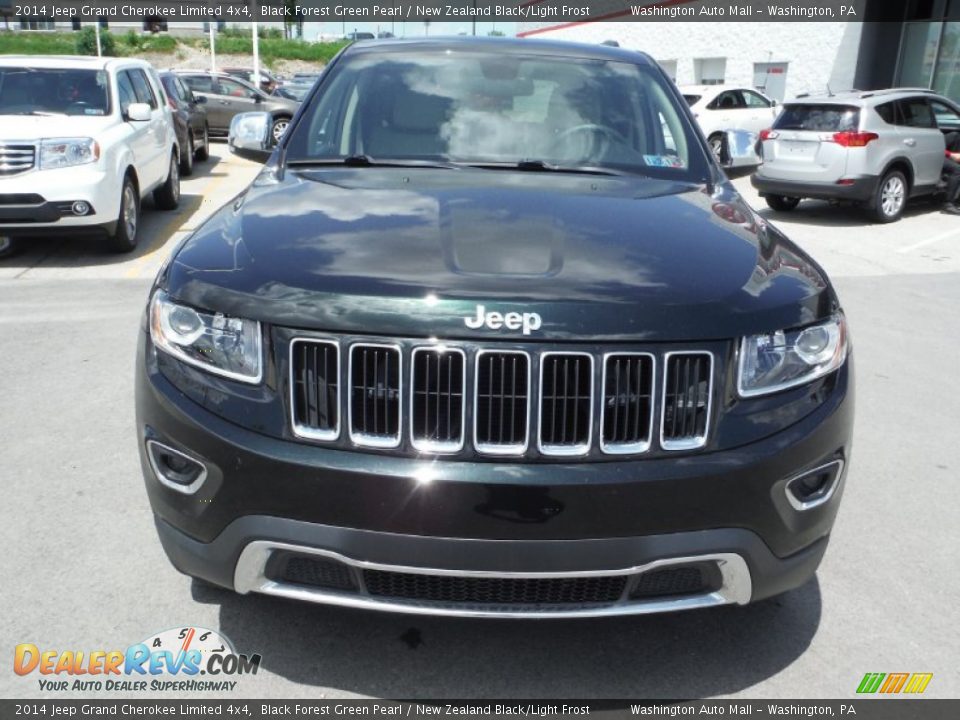 2014 Jeep Grand Cherokee Limited 4x4 Black Forest Green Pearl / New Zealand Black/Light Frost Photo #4