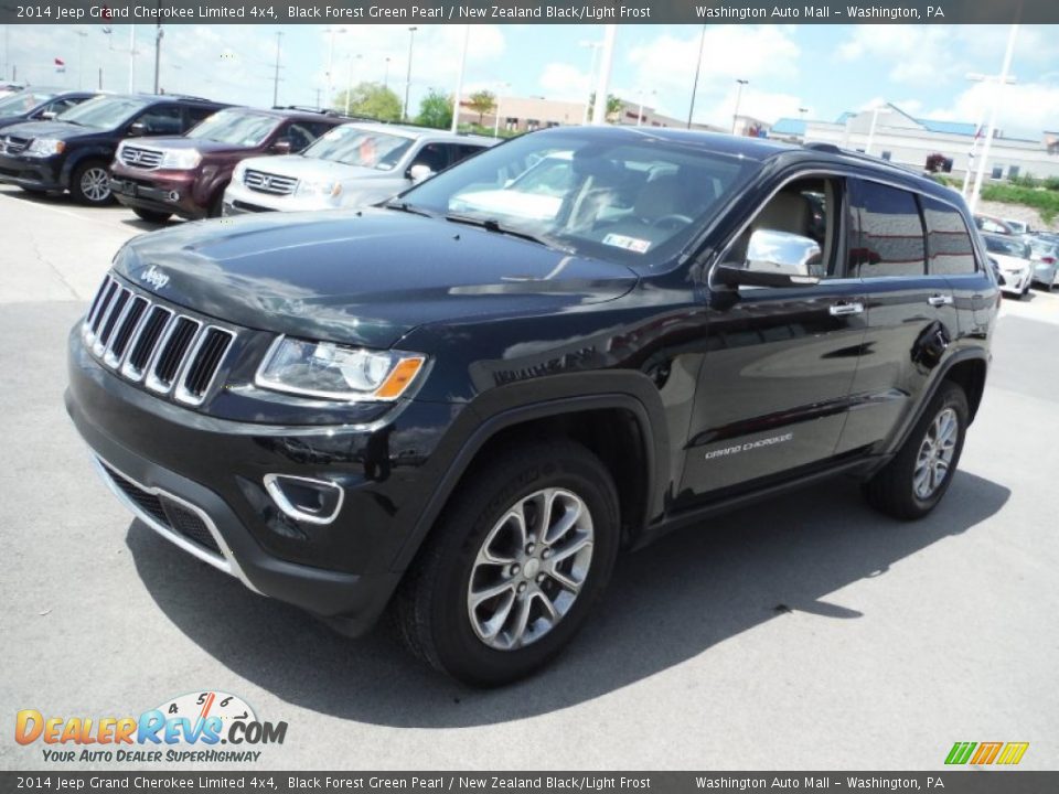 2014 Jeep Grand Cherokee Limited 4x4 Black Forest Green Pearl / New Zealand Black/Light Frost Photo #5