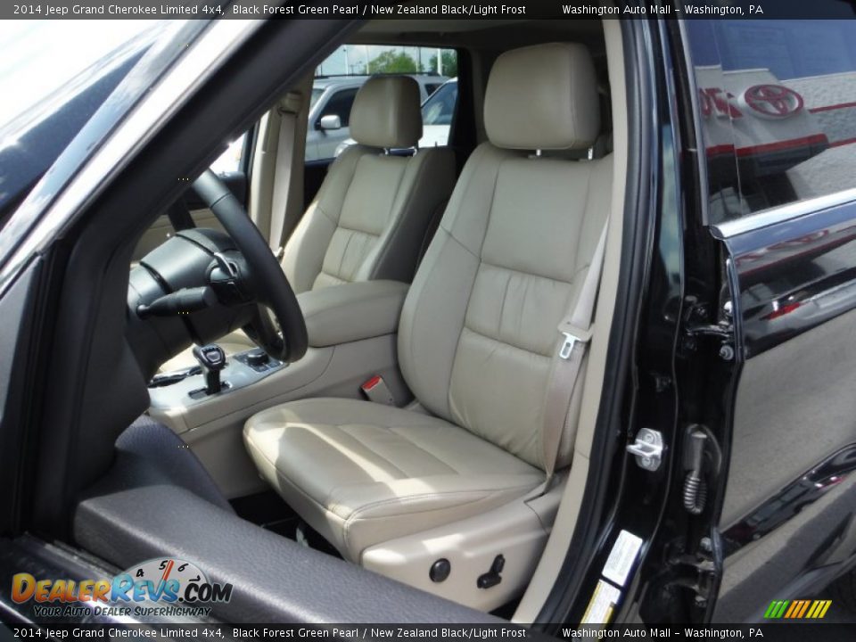 2014 Jeep Grand Cherokee Limited 4x4 Black Forest Green Pearl / New Zealand Black/Light Frost Photo #10
