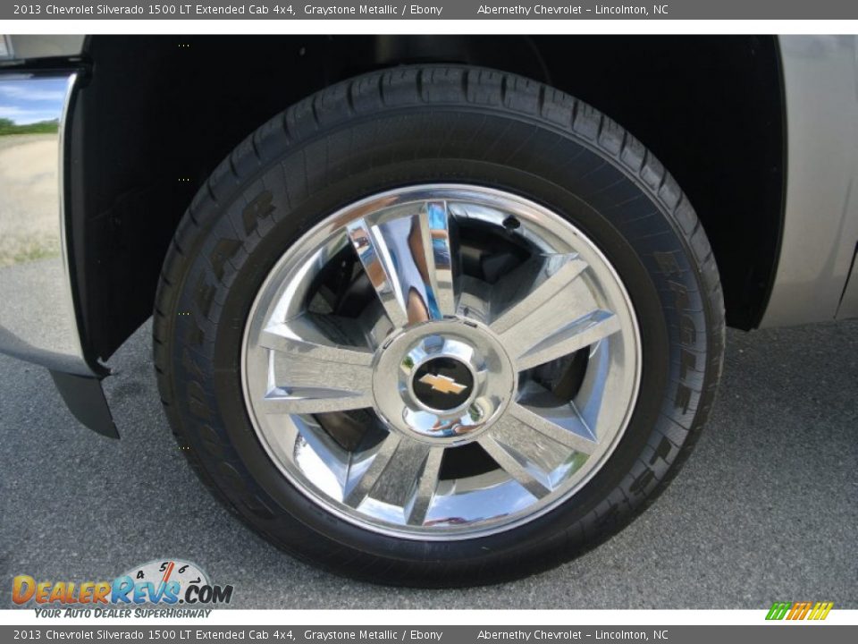 2013 Chevrolet Silverado 1500 LT Extended Cab 4x4 Graystone Metallic / Ebony Photo #22