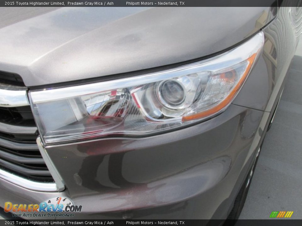 2015 Toyota Highlander Limited Predawn Gray Mica / Ash Photo #9