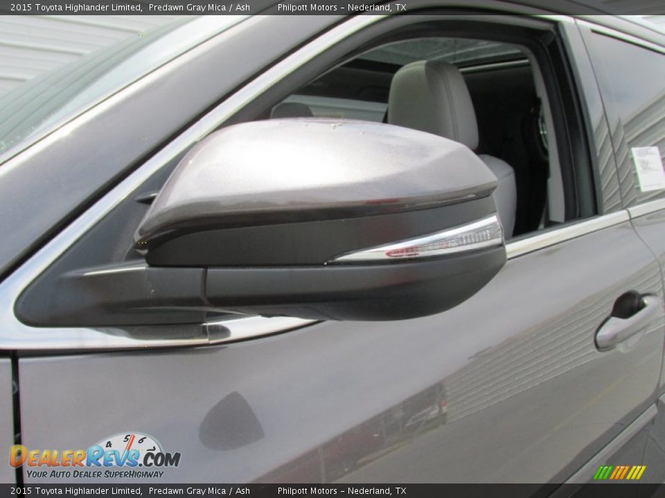 2015 Toyota Highlander Limited Predawn Gray Mica / Ash Photo #13