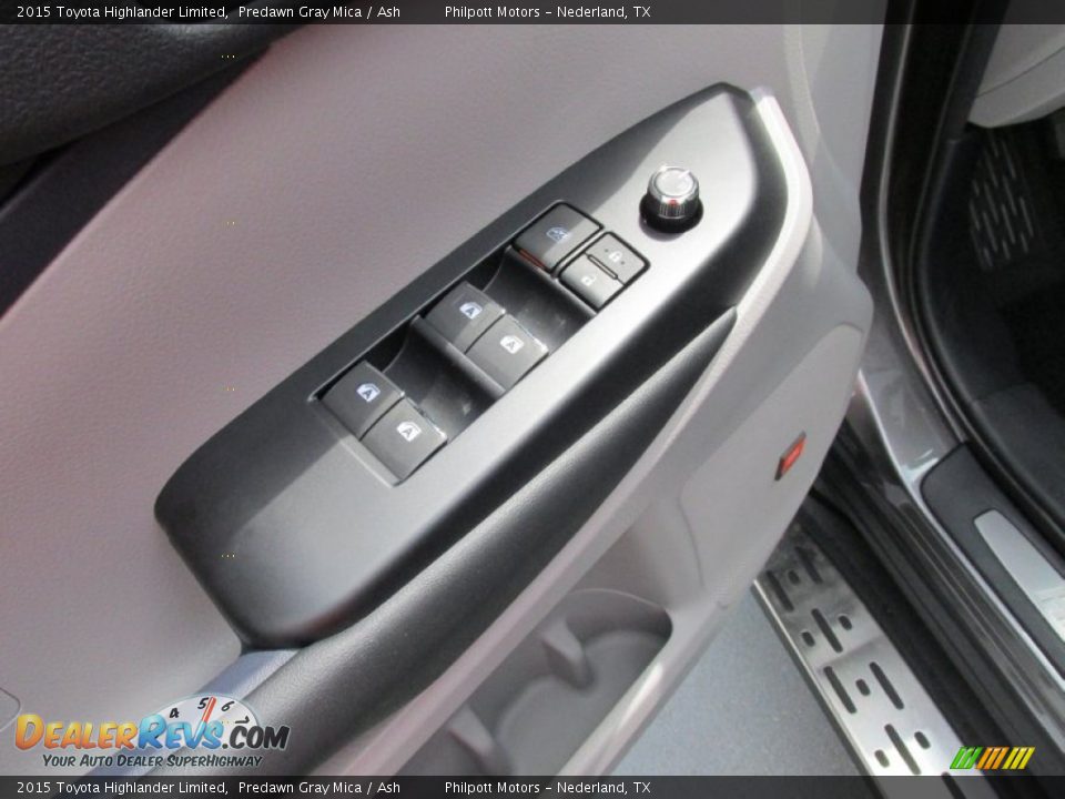 2015 Toyota Highlander Limited Predawn Gray Mica / Ash Photo #23
