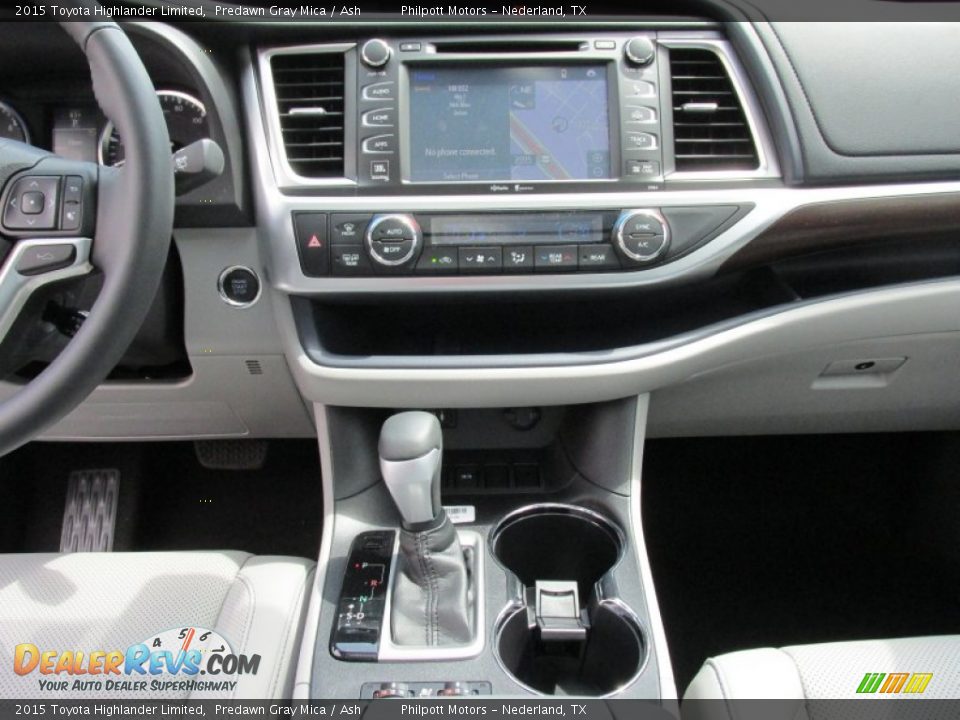 2015 Toyota Highlander Limited Predawn Gray Mica / Ash Photo #27