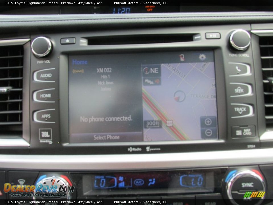 2015 Toyota Highlander Limited Predawn Gray Mica / Ash Photo #28