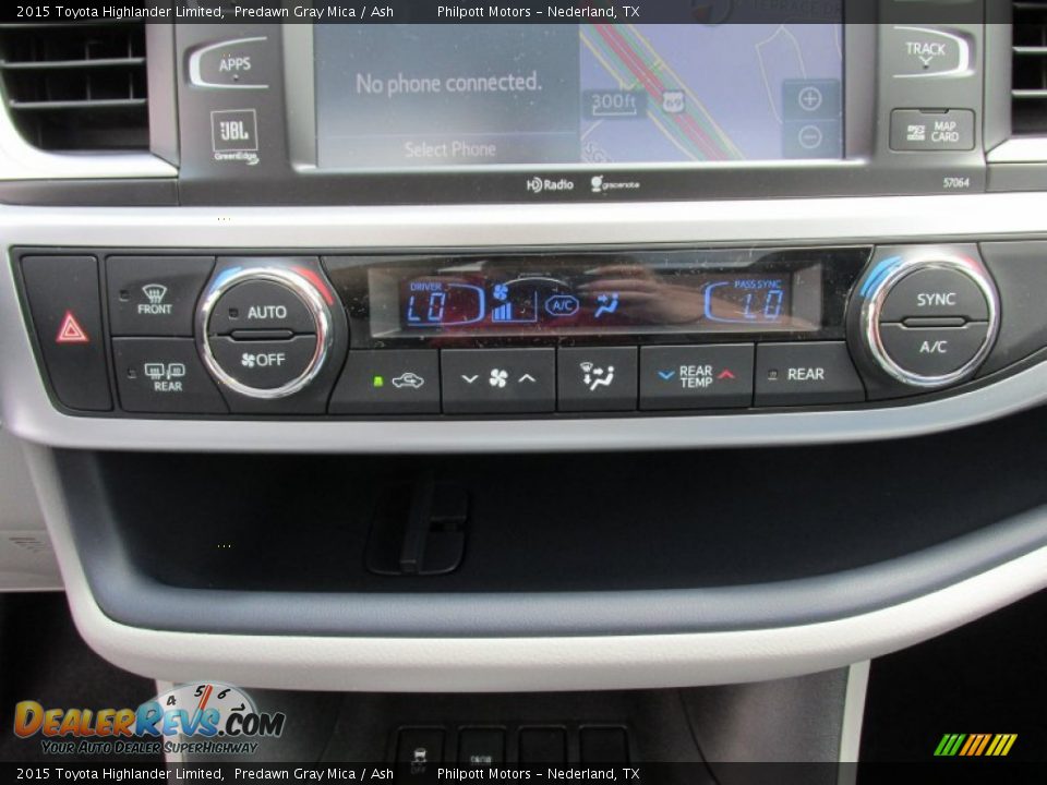 2015 Toyota Highlander Limited Predawn Gray Mica / Ash Photo #29