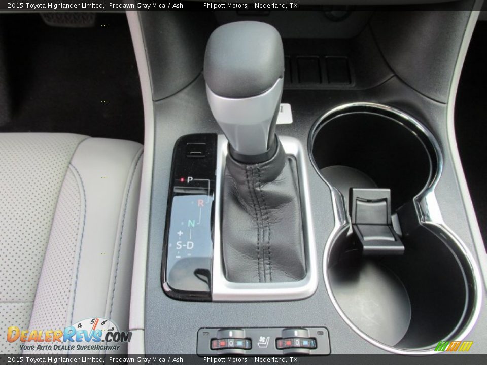 2015 Toyota Highlander Limited Predawn Gray Mica / Ash Photo #32