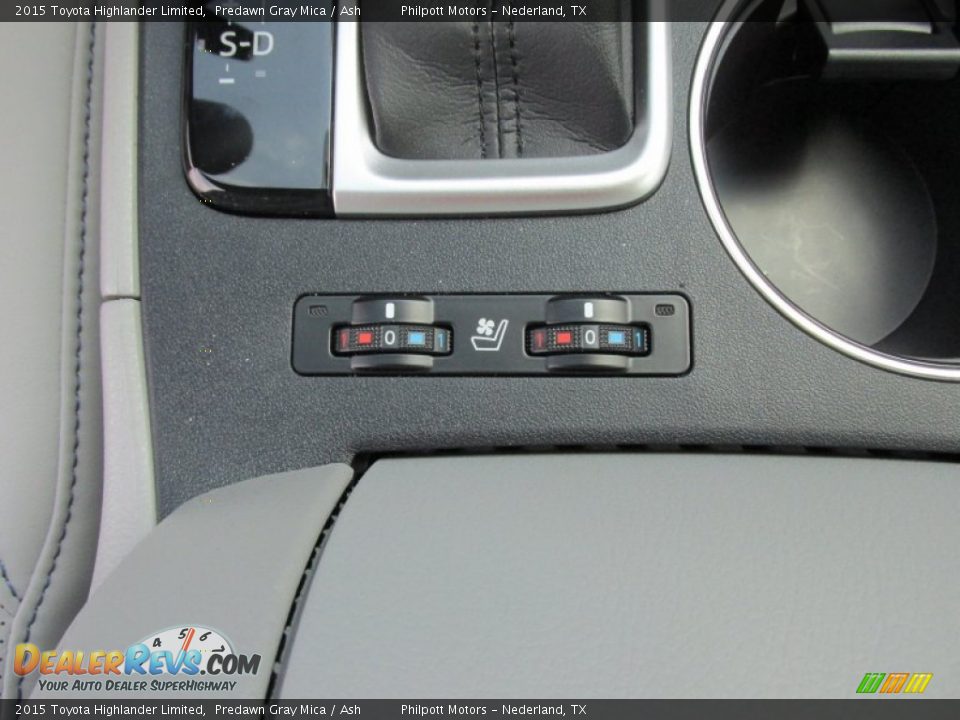 2015 Toyota Highlander Limited Predawn Gray Mica / Ash Photo #33