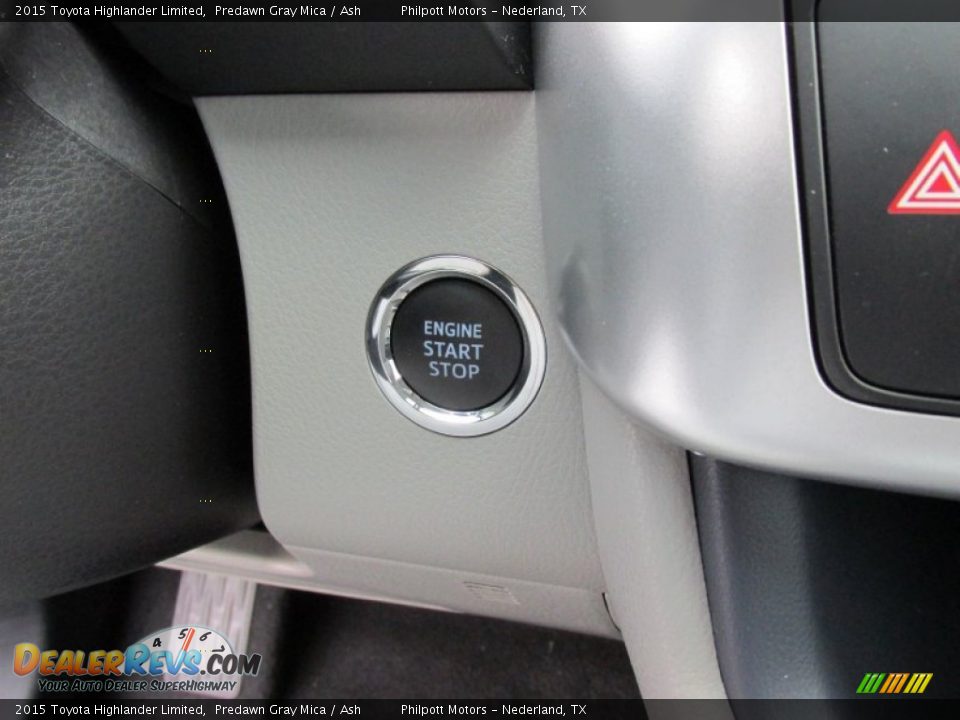 2015 Toyota Highlander Limited Predawn Gray Mica / Ash Photo #34