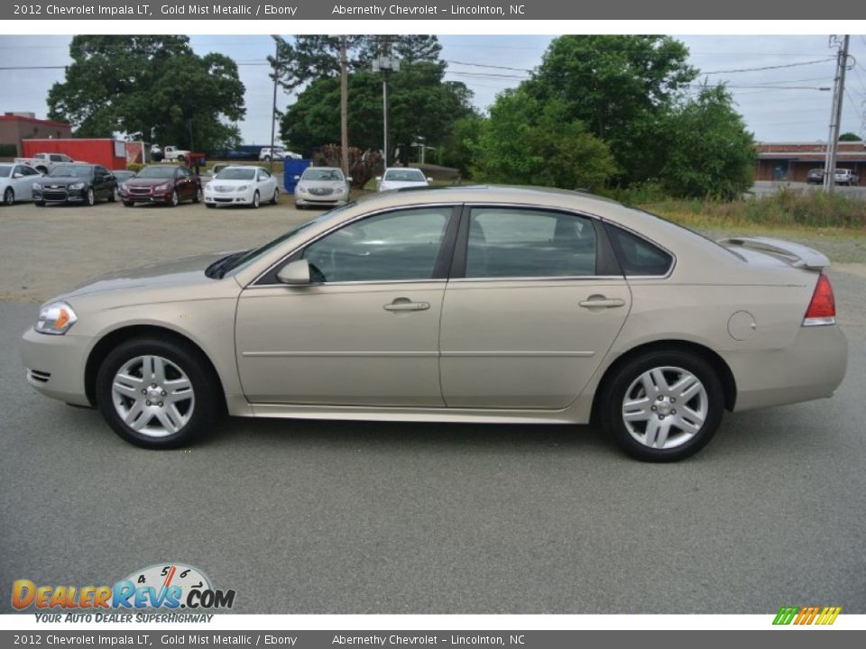 2012 Chevrolet Impala LT Gold Mist Metallic / Ebony Photo #3