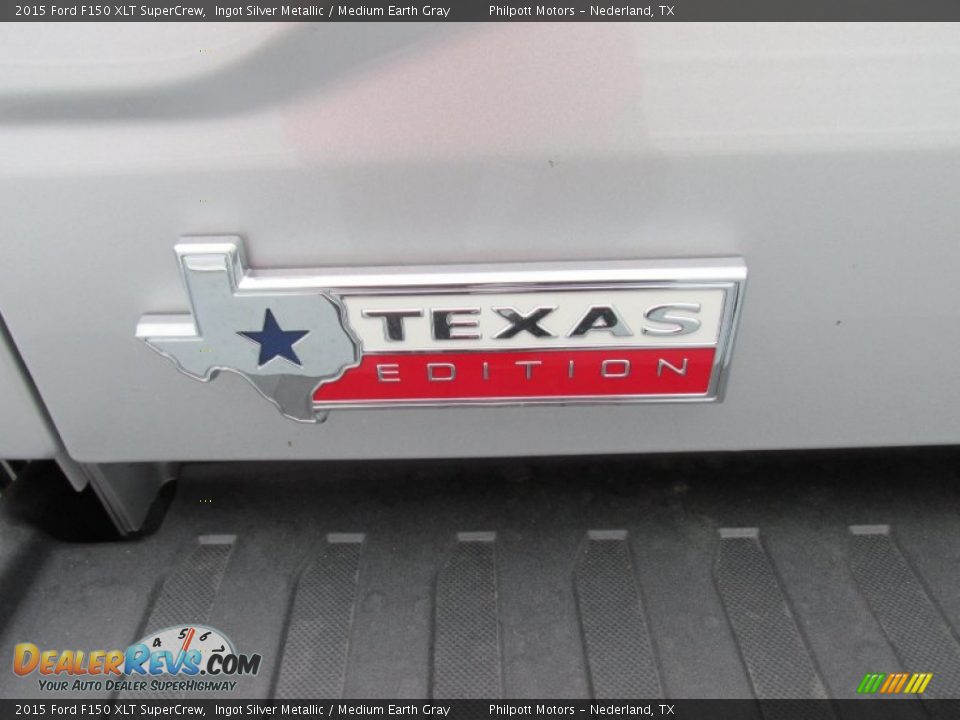 2015 Ford F150 XLT SuperCrew Ingot Silver Metallic / Medium Earth Gray Photo #16