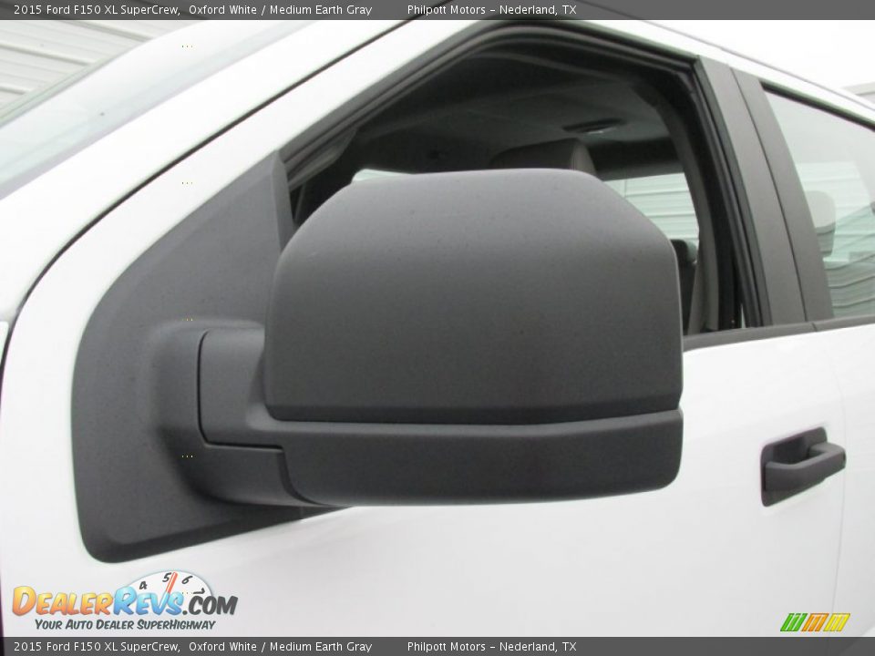 2015 Ford F150 XL SuperCrew Oxford White / Medium Earth Gray Photo #12
