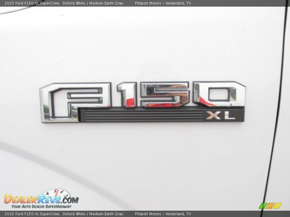 2015 Ford F150 XL SuperCrew Oxford White / Medium Earth Gray Photo #13