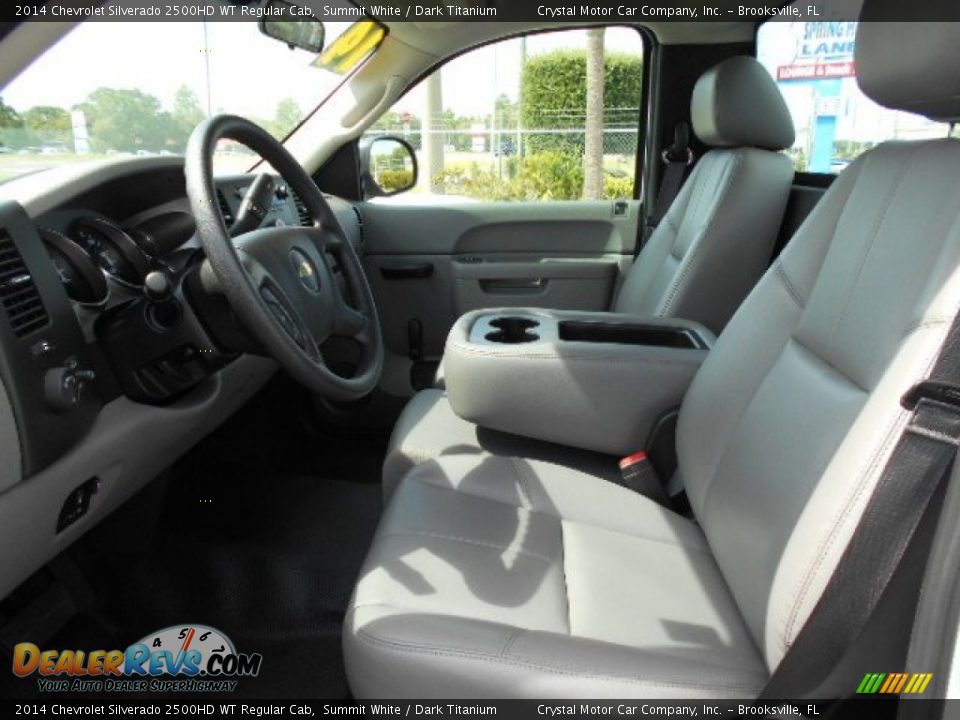 2014 Chevrolet Silverado 2500HD WT Regular Cab Summit White / Dark Titanium Photo #4