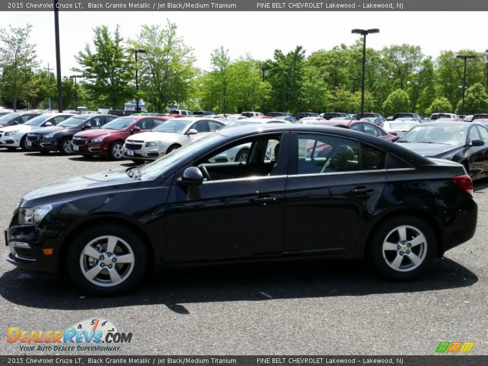 2015 Chevrolet Cruze LT Black Granite Metallic / Jet Black/Medium Titanium Photo #3