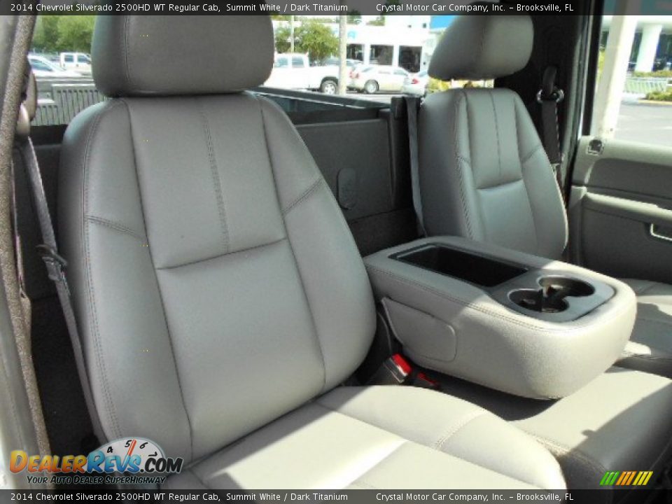 2014 Chevrolet Silverado 2500HD WT Regular Cab Summit White / Dark Titanium Photo #10