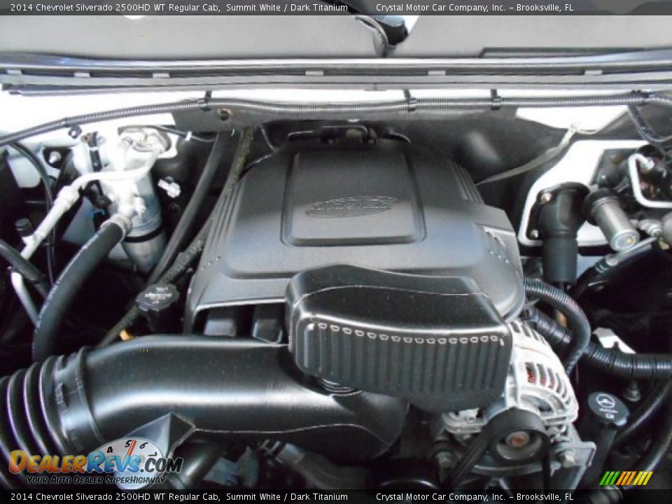 2014 Chevrolet Silverado 2500HD WT Regular Cab Summit White / Dark Titanium Photo #12