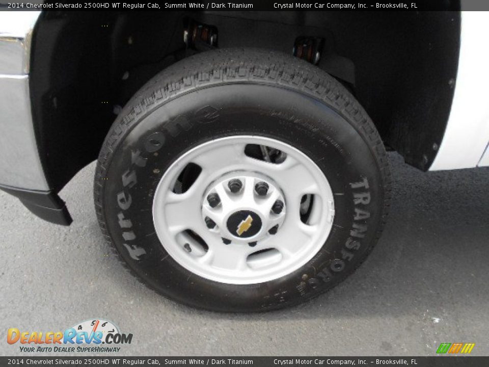 2014 Chevrolet Silverado 2500HD WT Regular Cab Summit White / Dark Titanium Photo #13