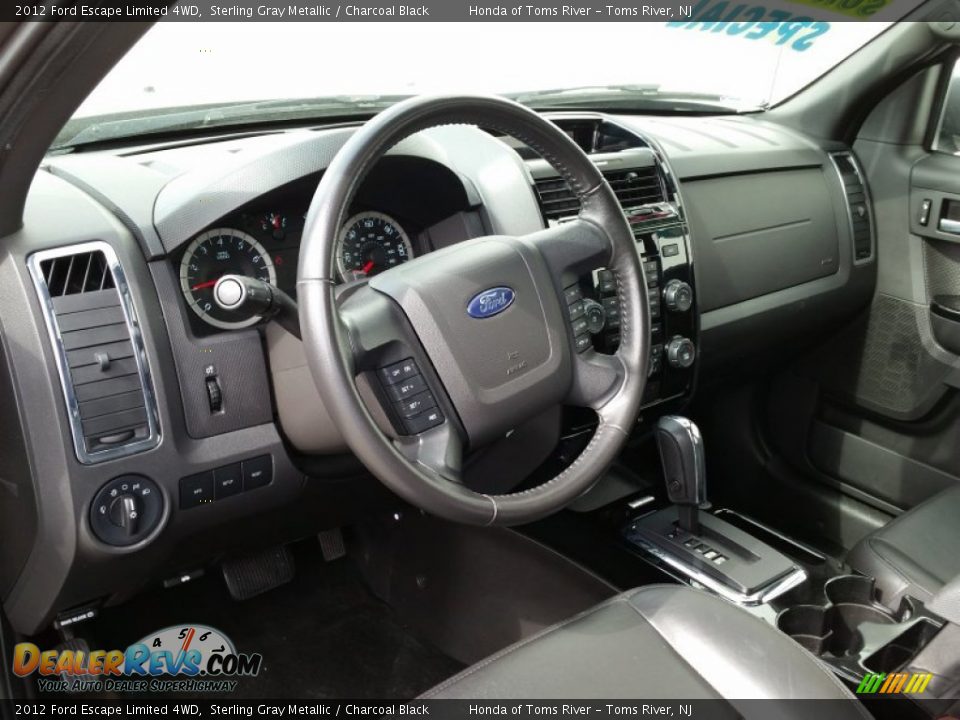 2012 Ford Escape Limited 4WD Sterling Gray Metallic / Charcoal Black Photo #20