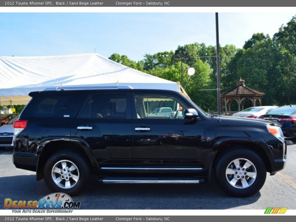 2012 Toyota 4Runner SR5 Black / Sand Beige Leather Photo #2