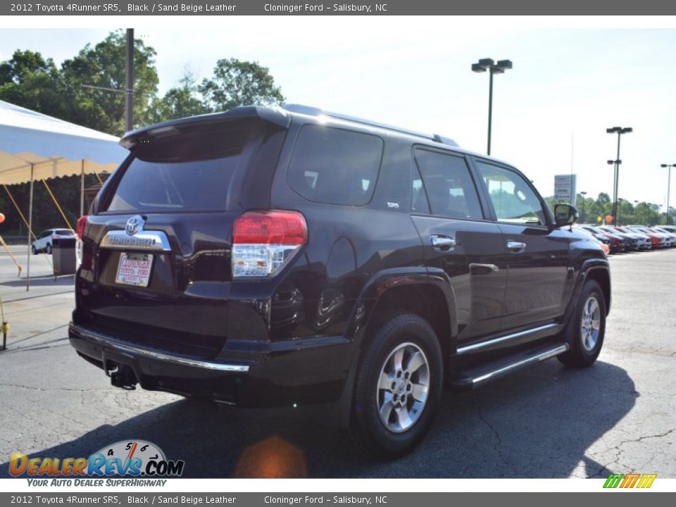 2012 Toyota 4Runner SR5 Black / Sand Beige Leather Photo #3