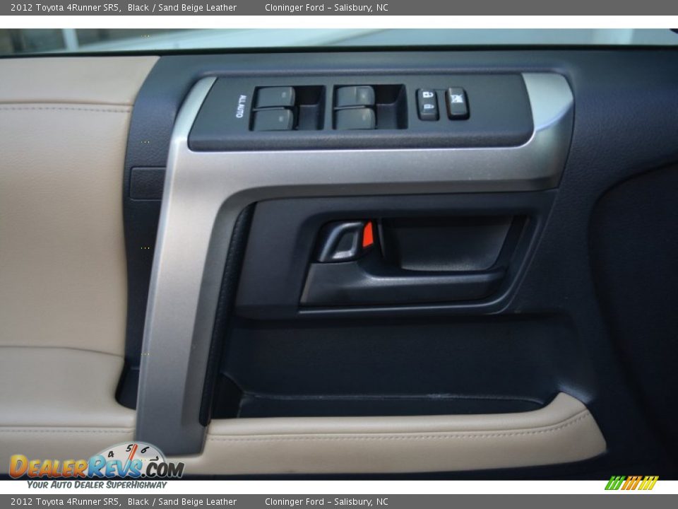 2012 Toyota 4Runner SR5 Black / Sand Beige Leather Photo #9