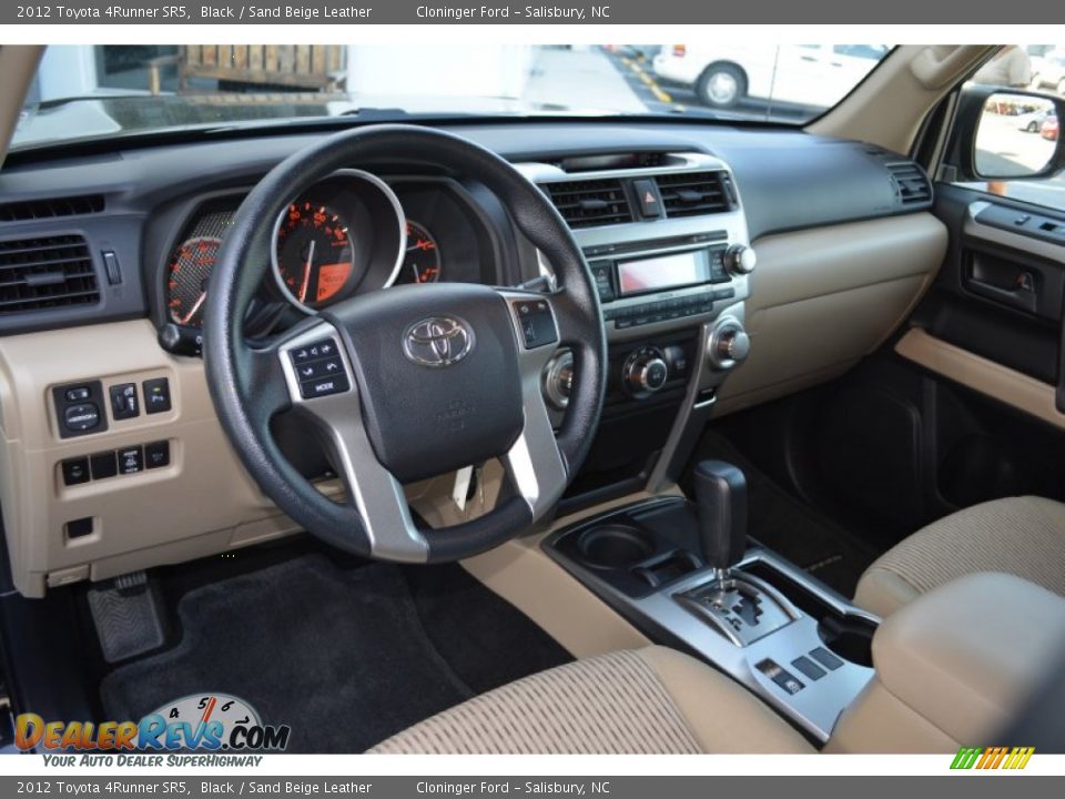 Sand Beige Leather Interior - 2012 Toyota 4Runner SR5 Photo #11