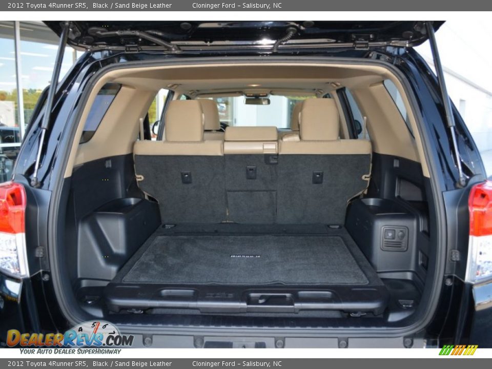2012 Toyota 4Runner SR5 Black / Sand Beige Leather Photo #14