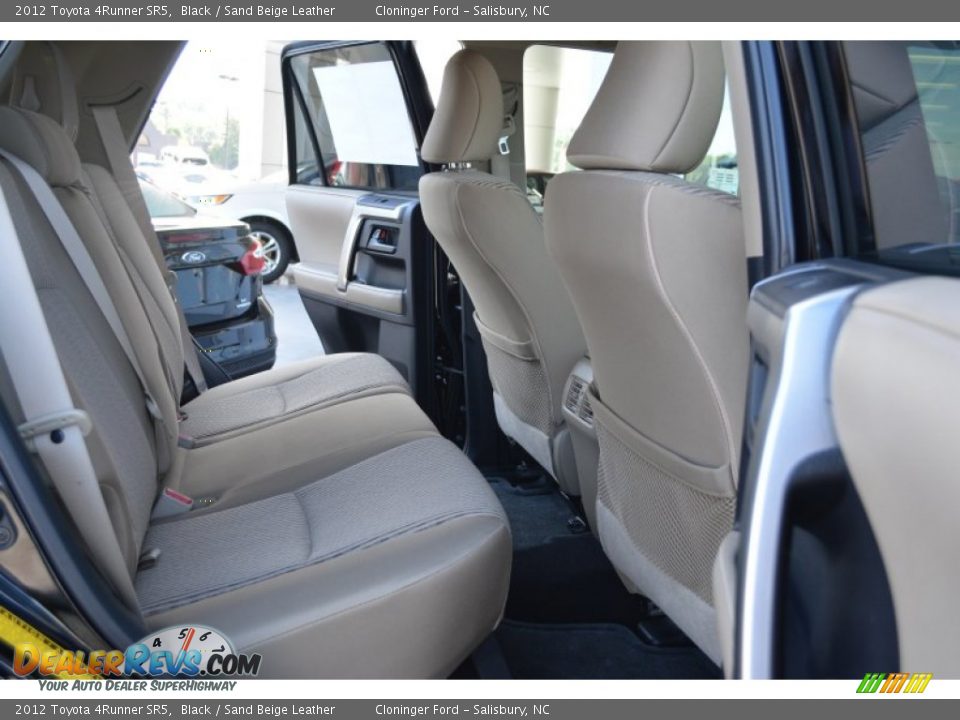 2012 Toyota 4Runner SR5 Black / Sand Beige Leather Photo #16