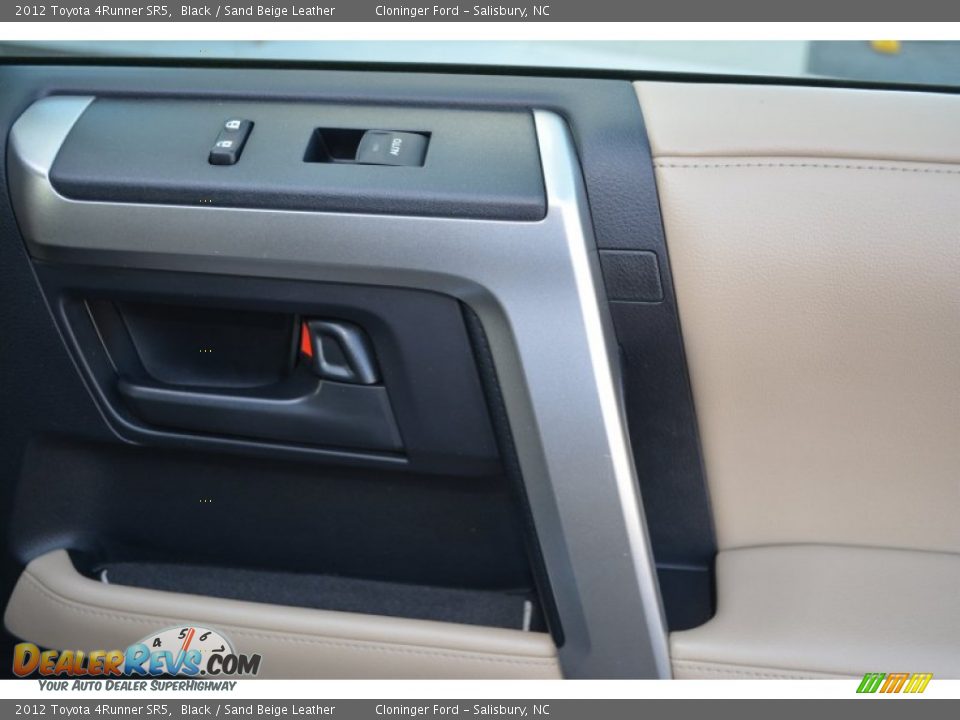 2012 Toyota 4Runner SR5 Black / Sand Beige Leather Photo #17