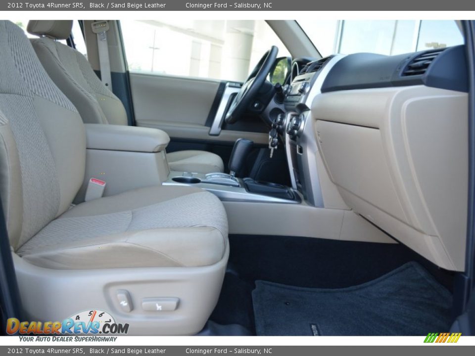 2012 Toyota 4Runner SR5 Black / Sand Beige Leather Photo #18