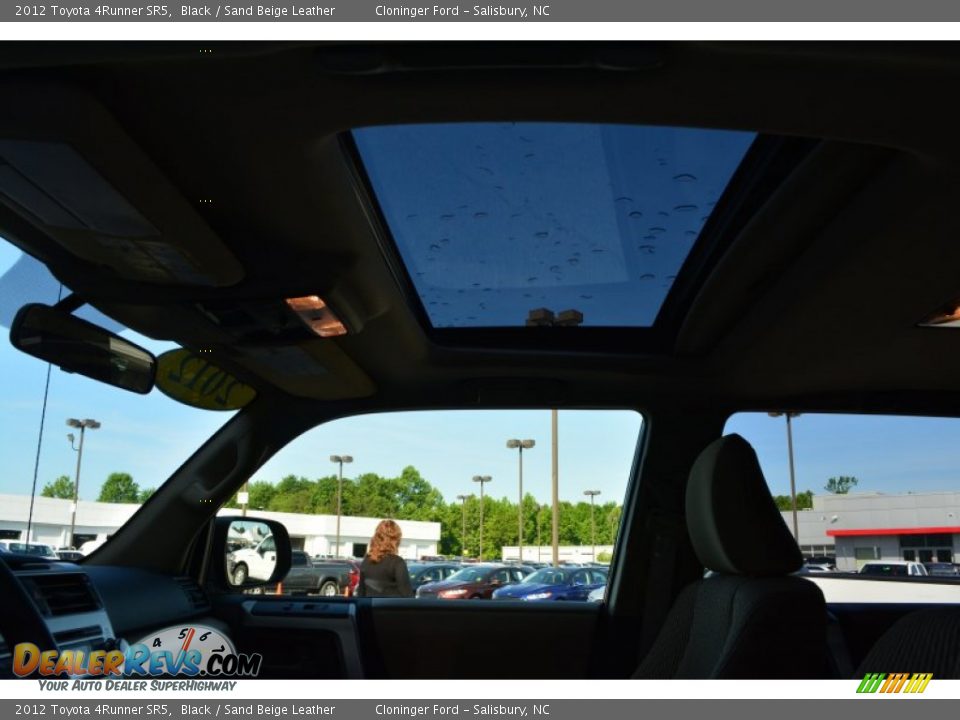 2012 Toyota 4Runner SR5 Black / Sand Beige Leather Photo #19
