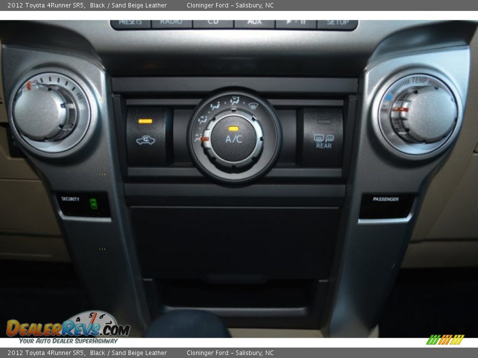 2012 Toyota 4Runner SR5 Black / Sand Beige Leather Photo #21