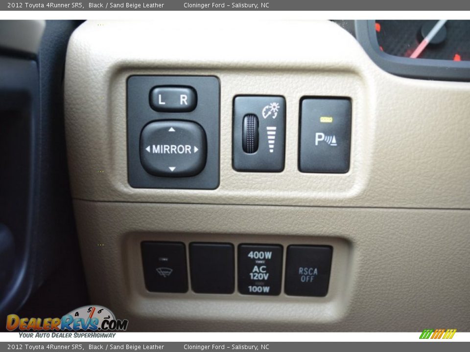 2012 Toyota 4Runner SR5 Black / Sand Beige Leather Photo #27