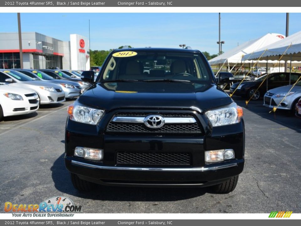 2012 Toyota 4Runner SR5 Black / Sand Beige Leather Photo #30