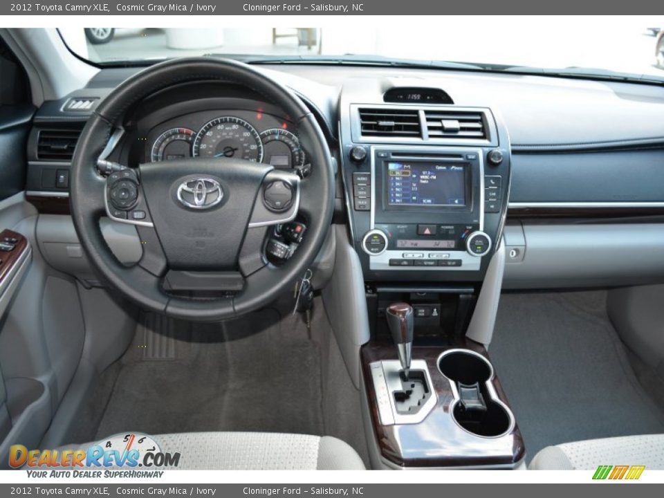 2012 Toyota Camry XLE Cosmic Gray Mica / Ivory Photo #12