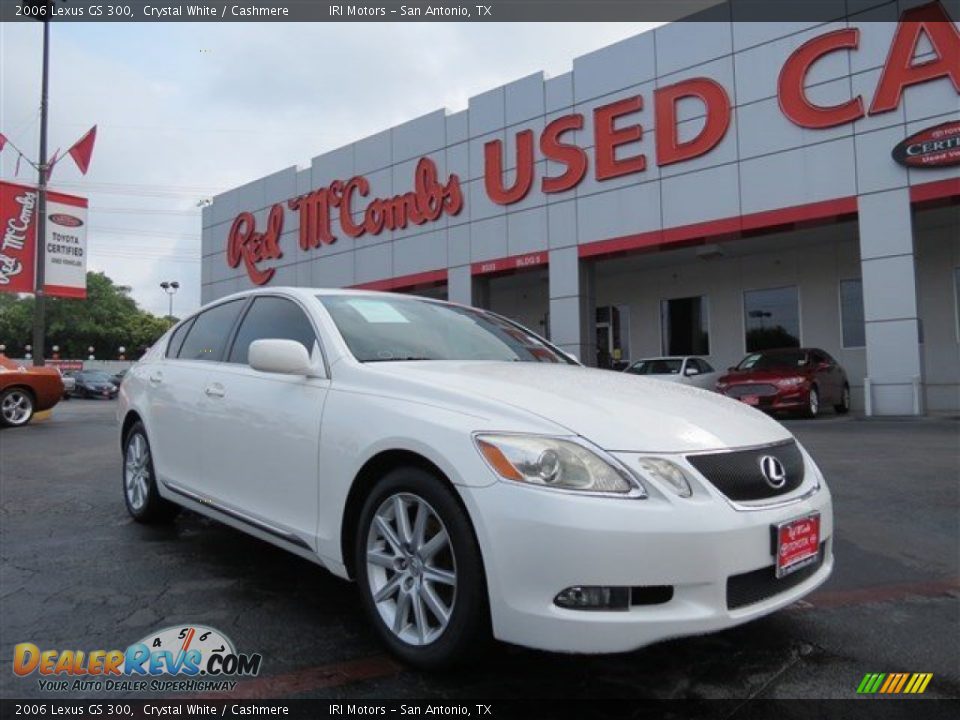 2006 Lexus GS 300 Crystal White / Cashmere Photo #1