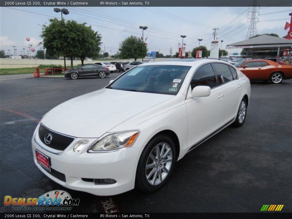 2006 Lexus GS 300 Crystal White / Cashmere Photo #3