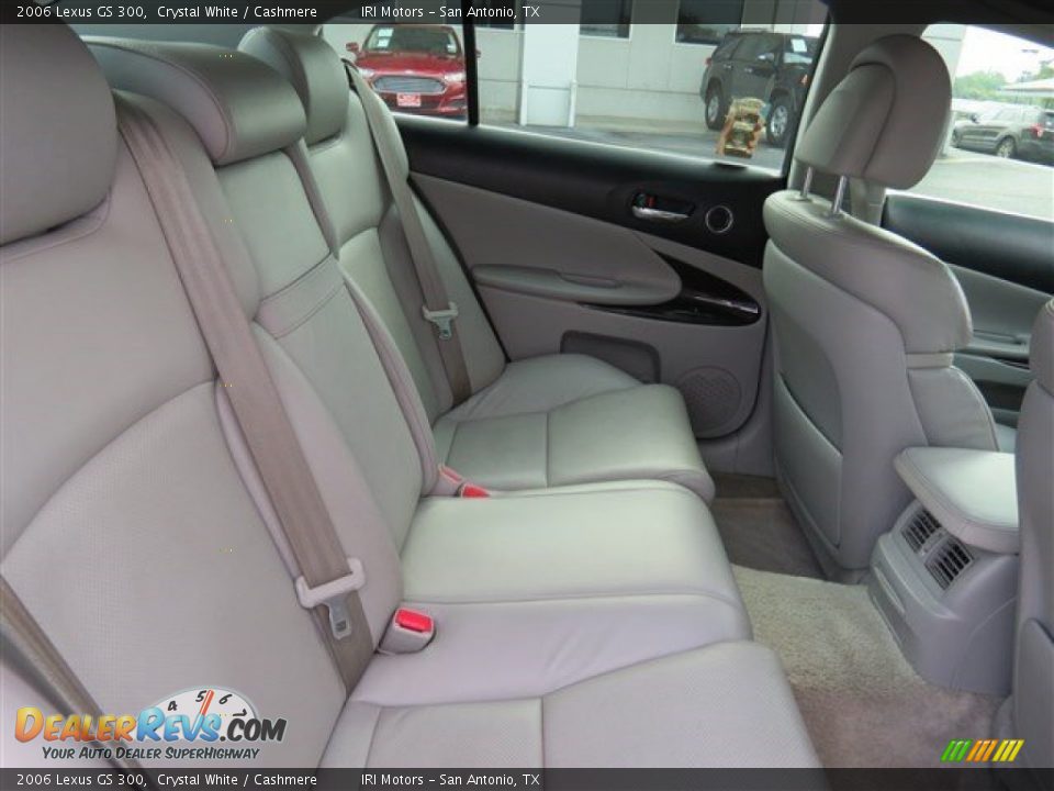 2006 Lexus GS 300 Crystal White / Cashmere Photo #15