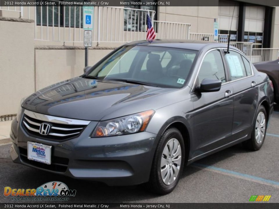 2012 Honda Accord LX Sedan Polished Metal Metallic / Gray Photo #1
