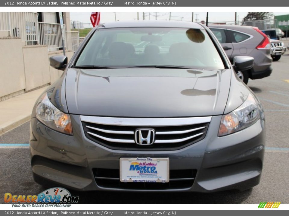 2012 Honda Accord LX Sedan Polished Metal Metallic / Gray Photo #2
