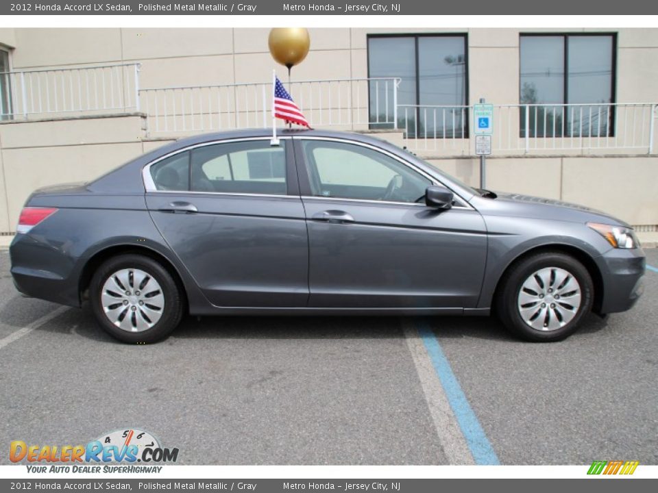 2012 Honda Accord LX Sedan Polished Metal Metallic / Gray Photo #4