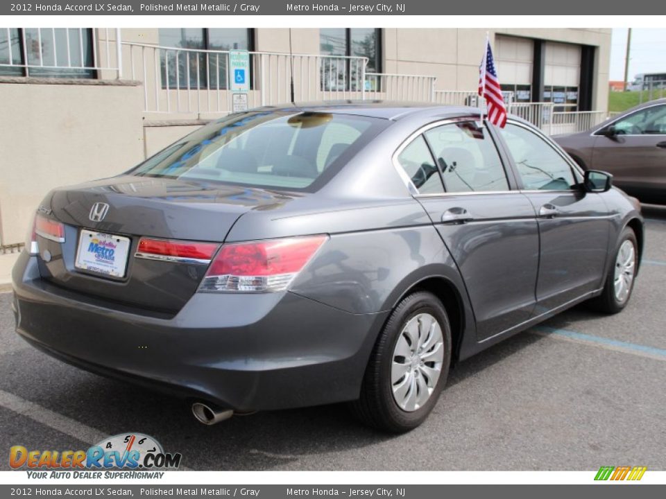 2012 Honda Accord LX Sedan Polished Metal Metallic / Gray Photo #5